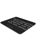 Mr. & Mrs. Panda Mousepad Spruch Immobilienkauffrau mit Spruch in Schwarz