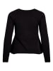 Vila Strickpullover in Black