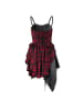 nelice Women Dress in Red Black