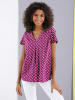 Sieh an! Bluse in magenta-bedruckt