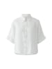 Oui Leinenbluse in optic white
