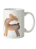 Mr. & Mrs. Panda Kindertasse Lama Stolz ohne Spruch in Weiß