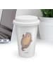 Mr. & Mrs. Panda To Go Becher Otter Umarmen ohne Spruch in Weiß