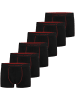 normani 6 weiche Boxershorts aus Baumwolle in Rot