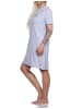 NORMANN kurzarm Nachthemd Schmetterling - 79369 in grau