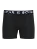 SOUL STAR Boxershorts - MUBOXER3 in Black_Grey_White