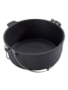 Echtwerk Gusseiserner Dutch Oven klein 49 l in Schwarz