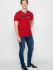 KOROSHI Kurzarm T-Shirt in rot