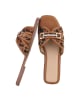 Ital-Design Sandale & Sandalette in Braun und Camel