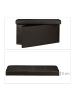 relaxdays Sitzbank Stauraum in Braun - (B)76 x (H)38 x (T)38 cm