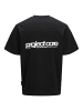 JACK & JONES PLUS T-shirt in Black