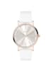 s.Oliver Armbanduhr Modern Statement in weiß