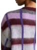 Marc O'Polo DENIM Jacquard-Pullover oversize in Dark Purple
