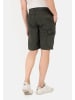 Camel Active Regular Fit Cargo Shorts mit Minimal Print in Dunkelgrün