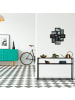 relaxdays Konsolentisch in Schwarz - (B)110 x (H)70 x (T)30 cm