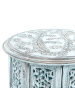 Beliani Beistelltisch BORAI in Blau - (W) 45 x (H) 46 x (L) 45 cm