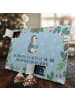 Mr. & Mrs. Panda Tee Adventskalender Pinguin Buch mit Spruch in Eisblau