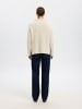 SELECTED FEMME Oversize-Pullover mit Trichterkragen in Birch