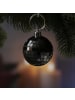 MARELIDA Weihnachtsbaumschmuck Discokugel Spiegelkugel Baumkugel D: 5cm in schwarz