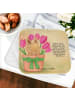 Mr. & Mrs. Panda Topflappen Hase Tulpen Design mit Spruch in Weiß
