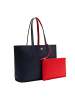 Lacoste Handtasche in Blau/Rot