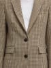 SELECTED FEMME SLWRITA LS CLASSIC BLAZER CHECK in Monks Robe