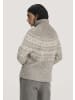Hessnatur Hessnatur Rollkragenpullover Relaxed aus Alpaka und Bio-Baumwolle in naturgrau