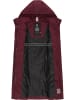 ragwear Steppweste Suminka Vest in Wine Red