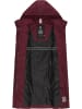 ragwear Steppweste Suminka Vest in Wine Red