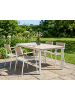 Beliani Esstisch FELETTO in Beige/Weiß - (W) 90 x (H) 76 x (L) 180 cm