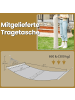 SONGMICS Hängematte Socozzy in Beige - (B)210 x (H)45 x (T)150 cm