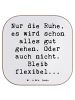 Mr. & Mrs. Panda Bierdeckel Spruch Gelassenheit in Krisen mit Sp... in Weiß