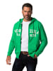 JP1880 Sweatjacke in farn grün