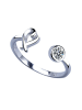 collezione alessandro Ring " Love " in silbern