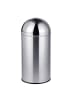 relaxdays Mülleimer in Silber - 50 l