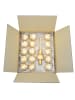 JACK Glas Christbaumkugeln + Spitze in Gold