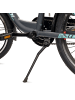 S'COOL Kinderfahrrad - chiX 20 Zoll 3-Gang | ab 6 Jahre - Dark Grey/Aqua