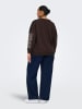 ONLY Carmakoma Sweatshirt in Chocolate Plum 1