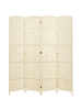 Beliani Paravent LAPPAGO in Beige - (W) 163 x (H) 170 x (L) 2 cm