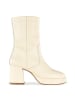 PS Poelman Stiefelette "MERYL" in Off white