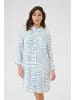 Kaffe Langarm - Hemd KAhildur Loose fit in Soft Chambray / Chalk Graphic