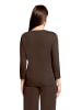 Betty Barclay Basic Shirt mit Rundhalsausschnitt in Light Maroon