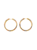 IZIA Women Earrings in Gold Multicolor