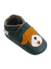 Basrakids Baby Krabbelschuhe aus Leder, weiche Lauflernschuhe mit rutschfester Sohle 
