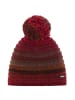 Eisbär Mikata Strickmütze mit Bommel in Rot