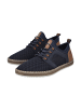 rieker Morelia Low-Top-Sneaker aus Leder Blau
