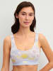 Calida Bustier in harmony blue print