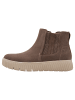 Tamaris WIDE FIT Chelsea Boot in MUSHROOM SUEDE