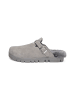 VITAFORM Samtziegenleder Clogs in grau