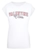 F4NT4STIC Extended Shoulder T-Shirt Valentinstag Valentine Vibes in weiß